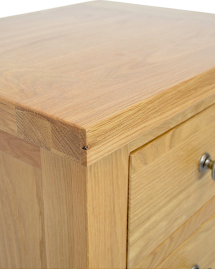 3 Drawer Slim Bedside Table