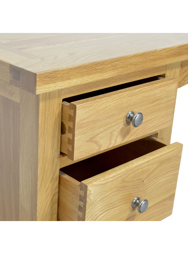 Richmond Oak 3 Drawer Dressing Table