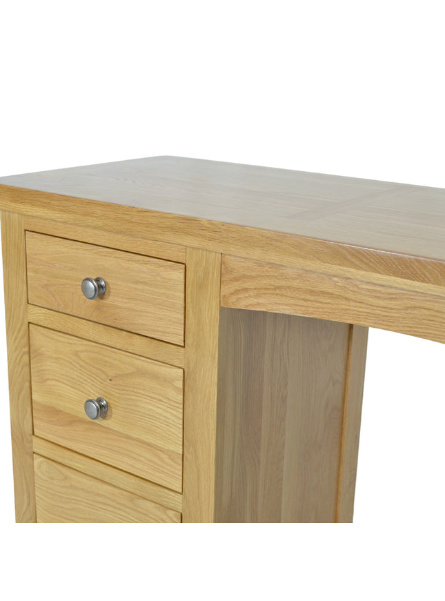 Richmond Oak 3 Drawer Dressing Table