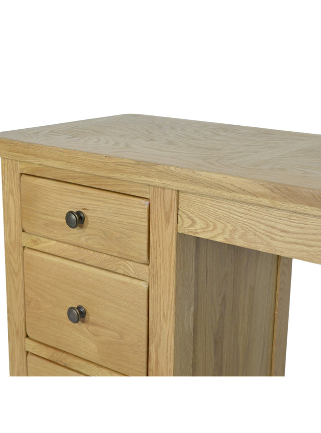 Manhattan Oak 3 Drawer Dressing Table