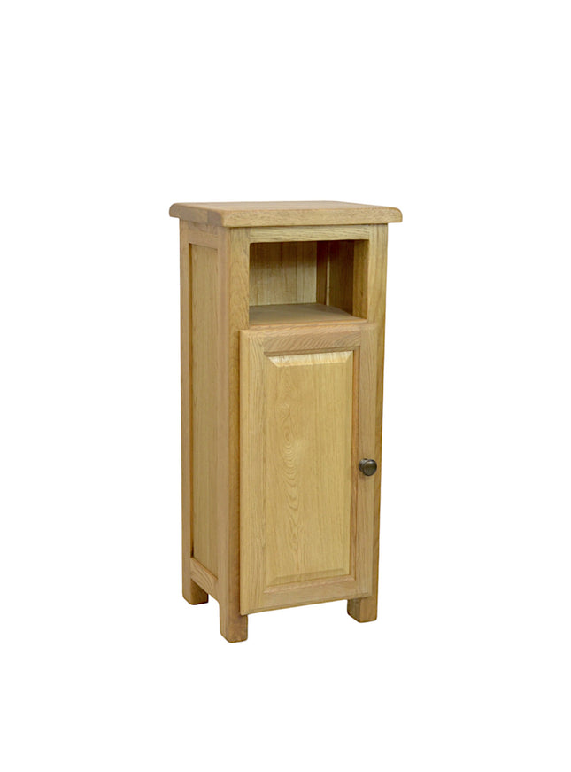 GROFurniture Solid Rustic Slim Oak Storage Cabinet