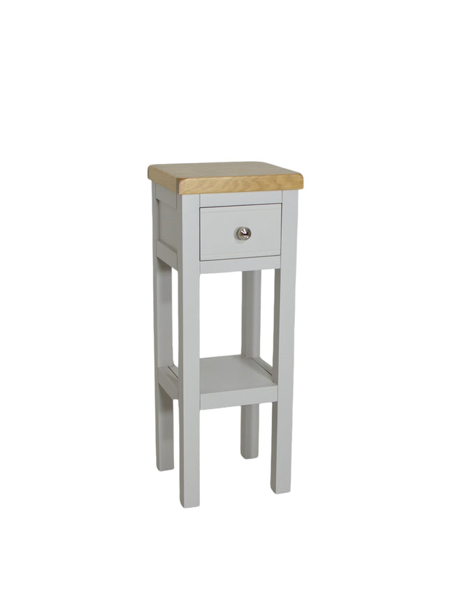 GROFurniture Cashmere Grey 1 Drawer Tall Console Table