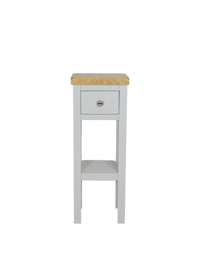 GROFurniture Cashmere Grey 1 Drawer Tall Console Table
