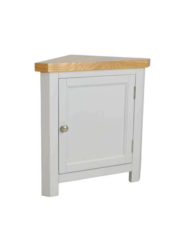 GROFurniture Cashmere Grey Corner Cabinet