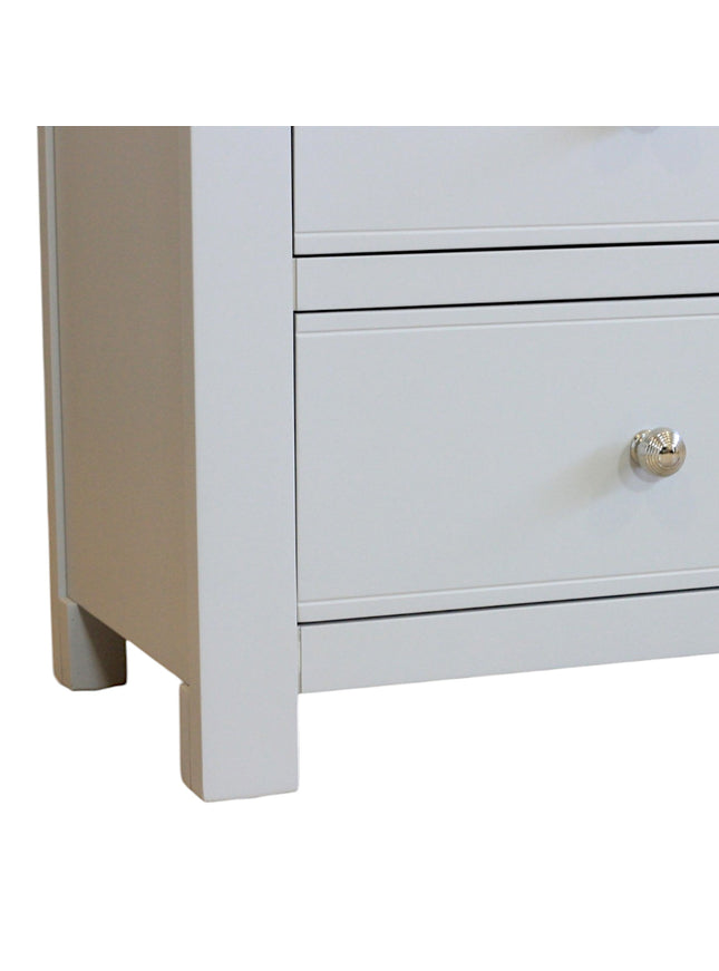 Cashmere Grey 6 Drawer Window Height Chest of Drawers