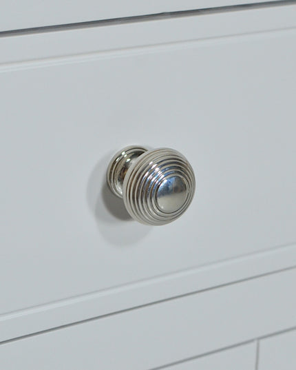 Cashmere Grey 1 Drawer Slim Bedside Table -Left Door