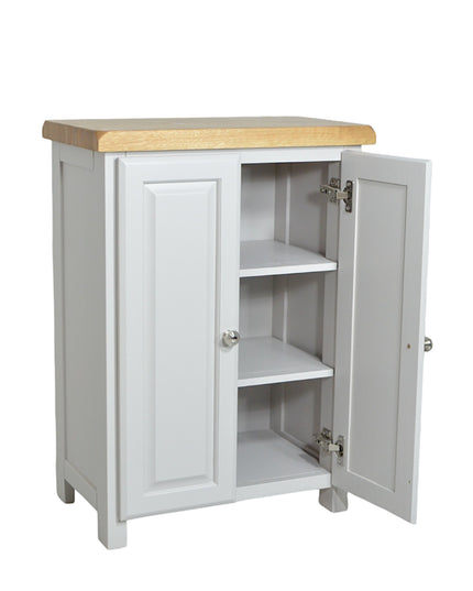 Cashmere Grey  Painted Grey Cabinet, Hallway Shoe Storage Rack, Corner Cabinet Shoe Storage, Kitchen Utility Cupboard, Storage Cupboard