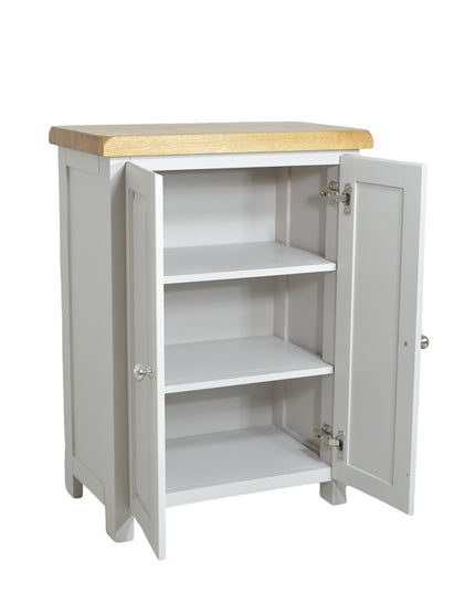 Cashmere Grey  Painted Grey Cabinet, Hallway Shoe Storage Rack, Corner Cabinet Shoe Storage, Kitchen Utility Cupboard, Storage Cupboard