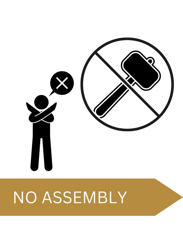 Snow White 1 Drawer Slim Bedside Table -Left Door