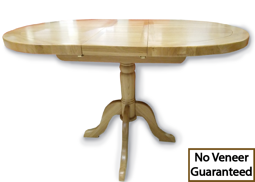 Richmond Oak 120-150cm Extending Oval Table