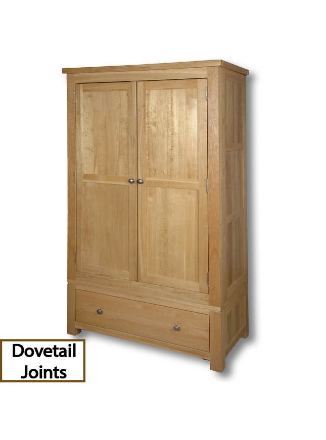 Richmond Oak Double Wardrobe