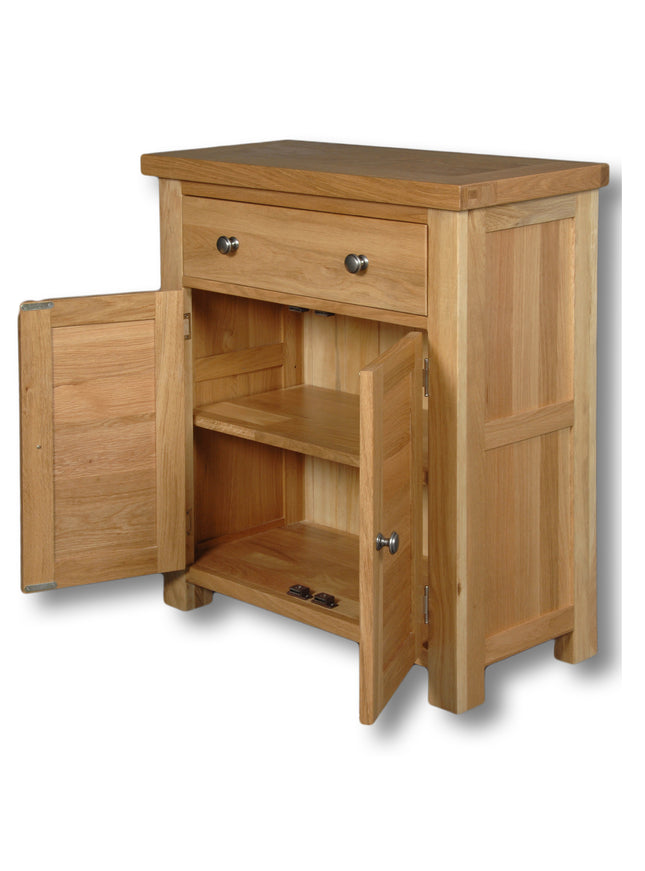 Richmond Oak 1 Drawer 2 Door Cabinet