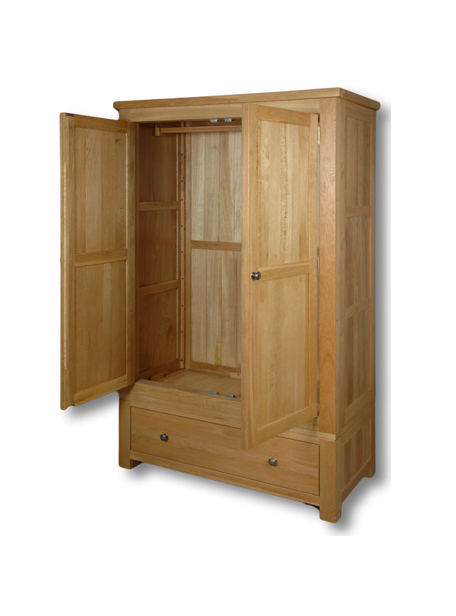 Richmond Oak Double Wardrobe