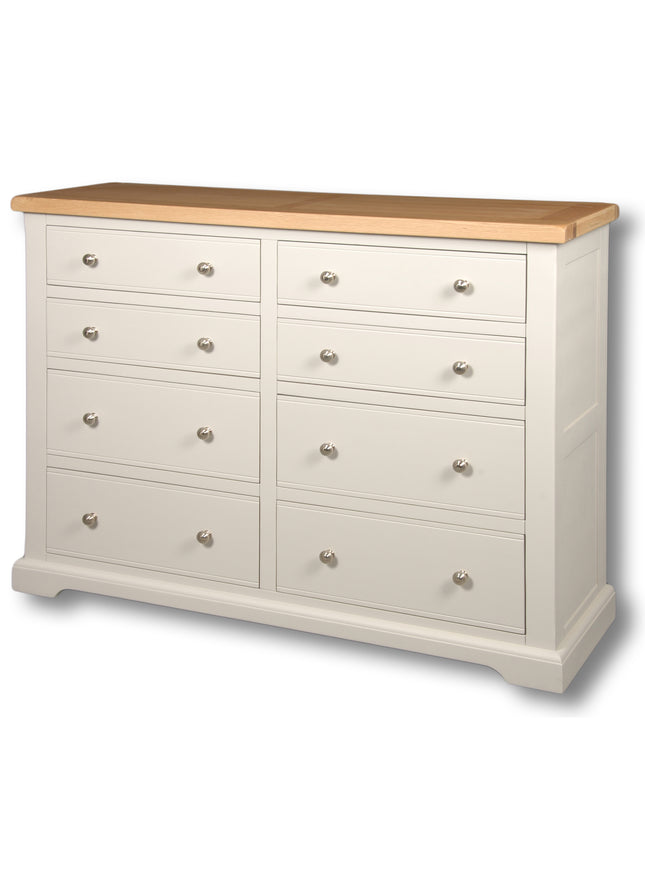 Snow White  4x4 Large Chest of Drawer,  Fully Assembled
