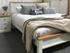 Tusk Grey Painted Bed Frame, Easy Assembly, Thick Slats, Single, Small Double, Double, Kingsize,