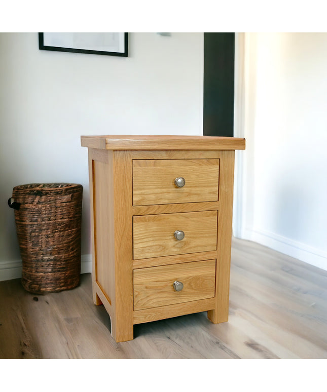 3 Drawer Large Bedside Table