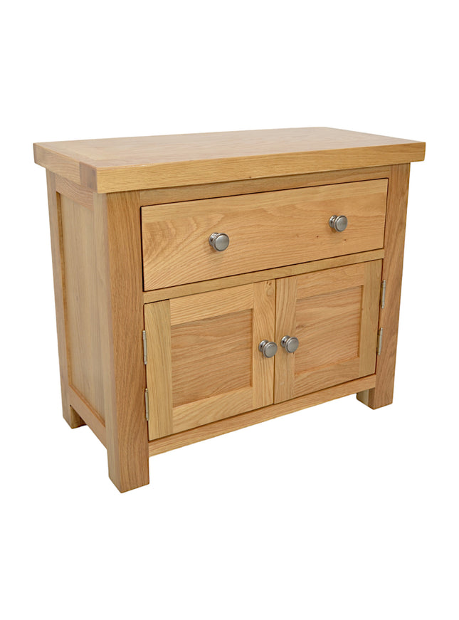 Richmond Oak 1 Drawer 2 Door Mini Chest