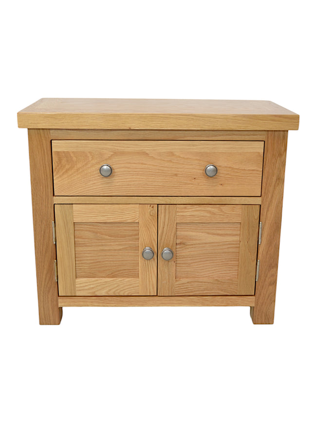 Richmond Oak 1 Drawer 2 Door Mini Chest