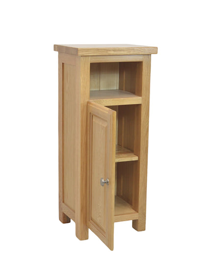 GROFurniture Solid Richmond Slim Oak Storage Cabinet