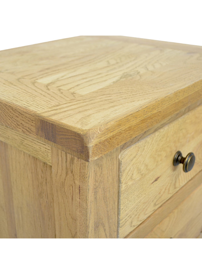 3 Drawer Slim Bedside Table