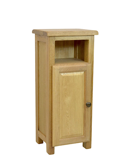 GROFurniture Solid Rustic Slim Oak Storage Cabinet