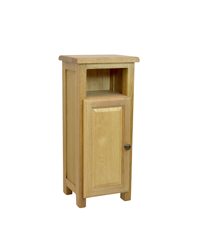 GROFurniture Solid Rustic Slim Oak Storage Cabinet
