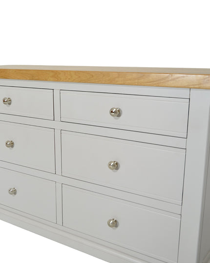 Cashmere Grey Window Height Chest of Drawers