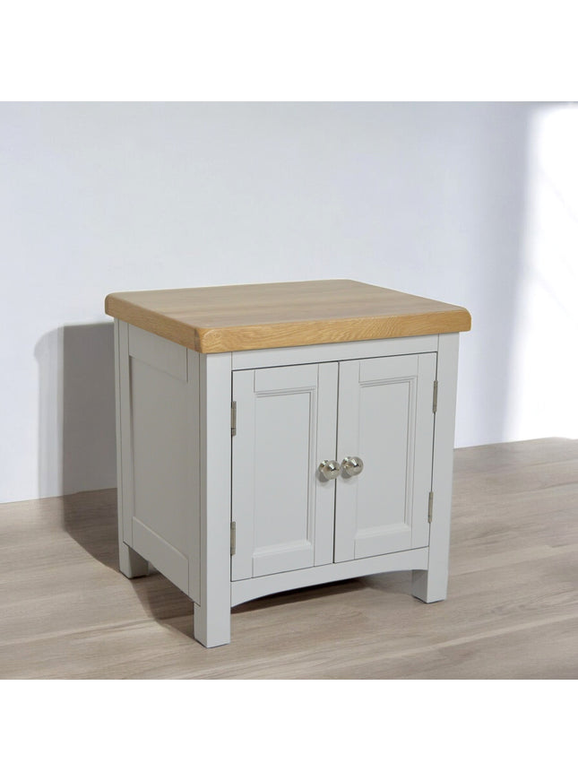 GROFurniture Cashmere Grey Small Storage Cabinet