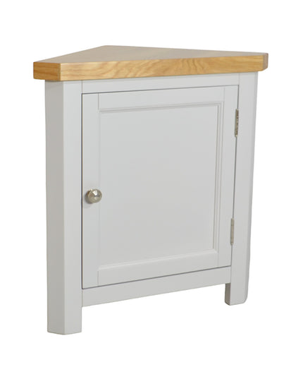 GROFurniture Cashmere Grey Corner Cabinet