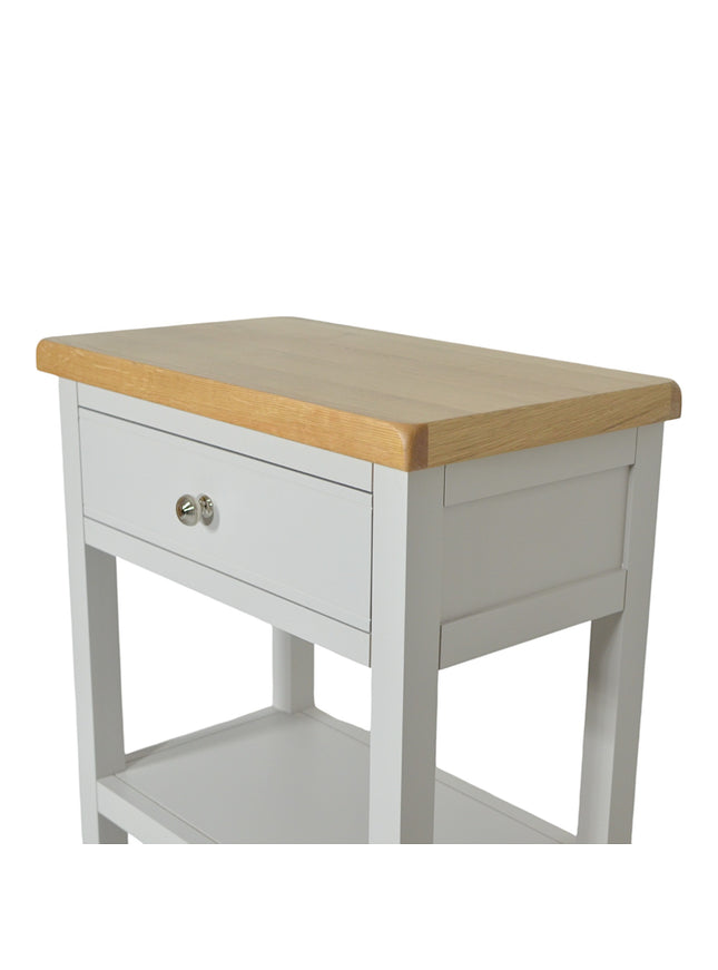 Cashmere Grey 1 Drawer Medium Console Table