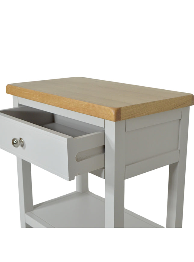 Cashmere Grey 1 Drawer Medium Console Table