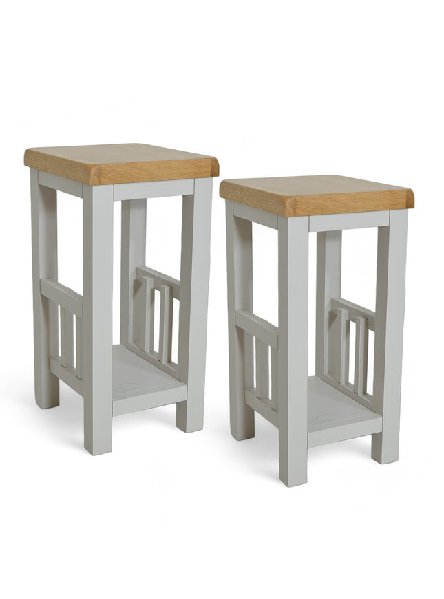 GROFurniture Cashmere Grey Magazine End Table