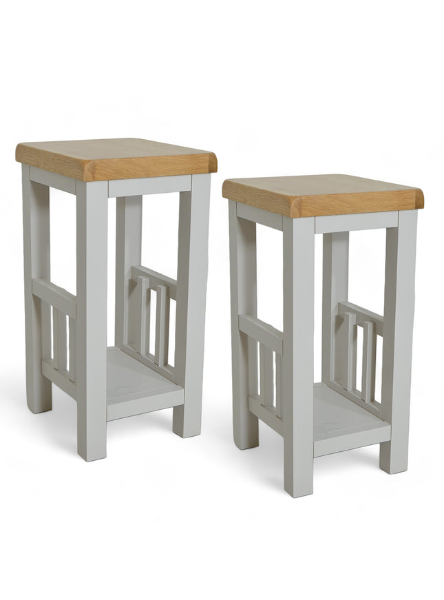 GROFurniture Cashmere Grey Magazine End Table