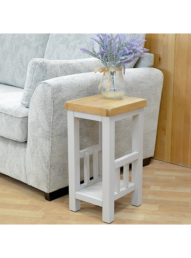 GROFurniture Cashmere Grey Magazine End Table