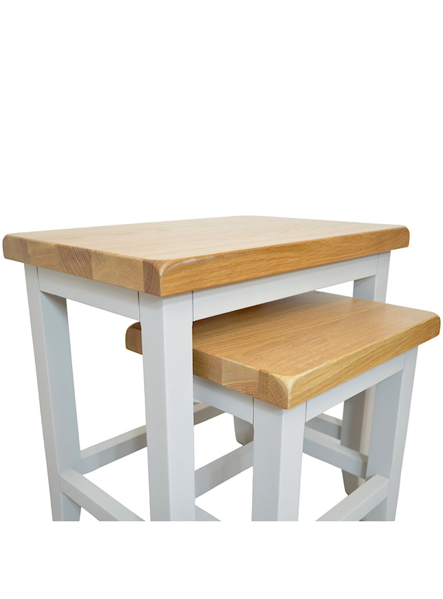 Cashmere Grey  Nest of 2 Tables