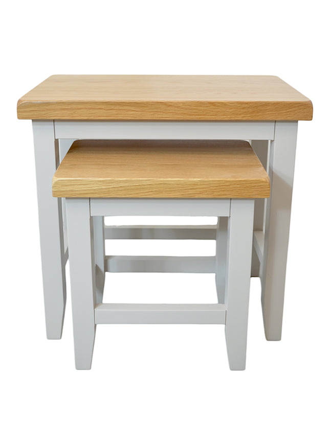 Cashmere Grey  Nest of 2 Tables