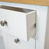 Rio White 1 Drawer Bedside Cabinet