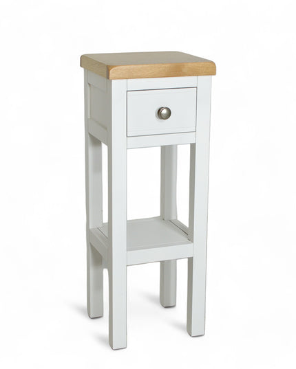 GROFurniture Snow White 1 Drawer Tall Console Table