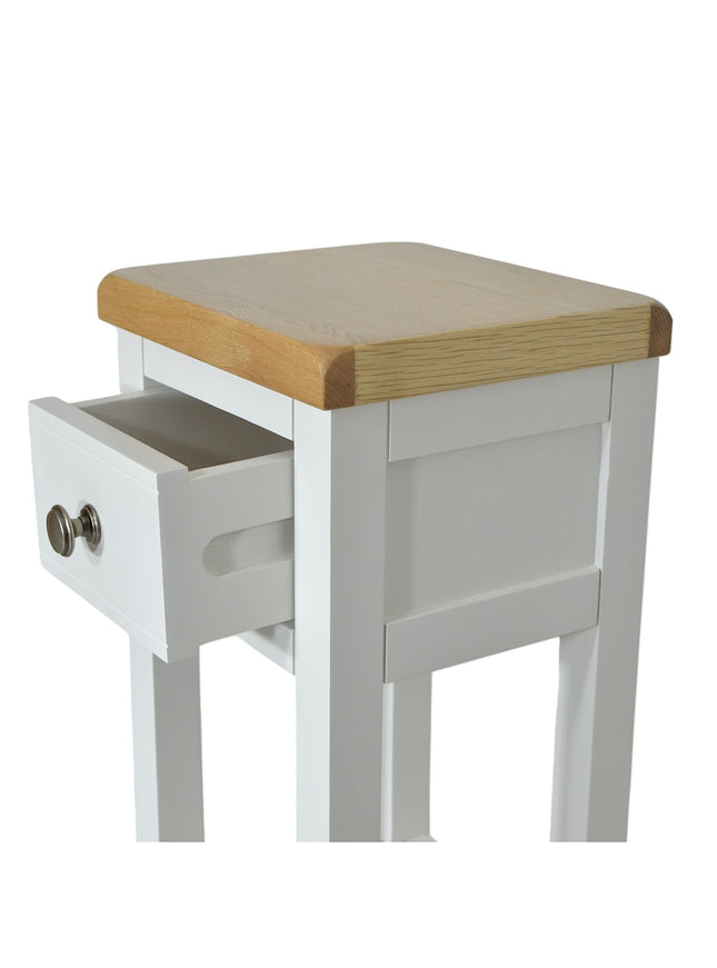GROFurniture Snow White 1 Drawer Tall Console Table