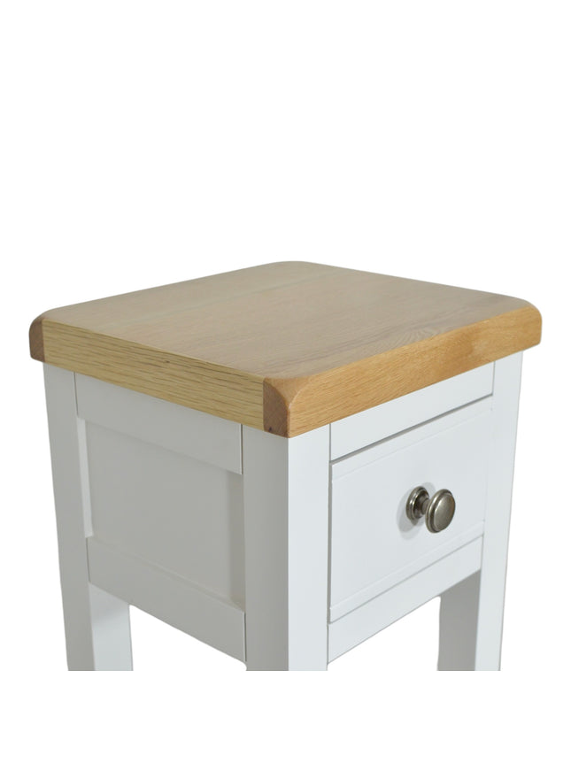 GROFurniture Snow White 1 Drawer Tall Console Table