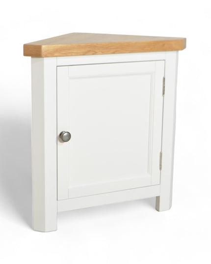 GROFurniture Snow White Small Corner Cabinet