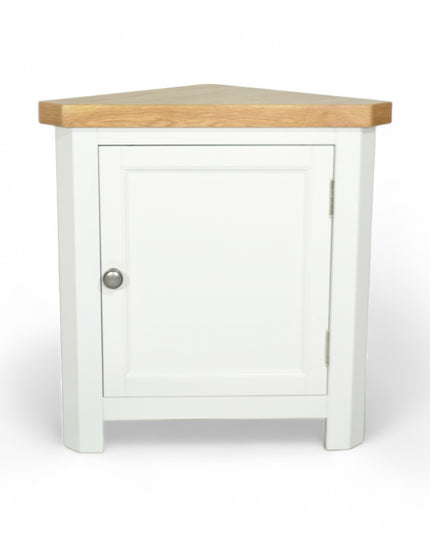 GROFurniture Snow White Small Corner Cabinet