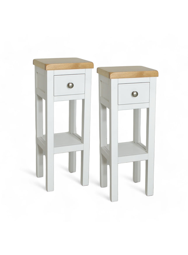 GROFurniture Snow White 1 Drawer Tall Console Table
