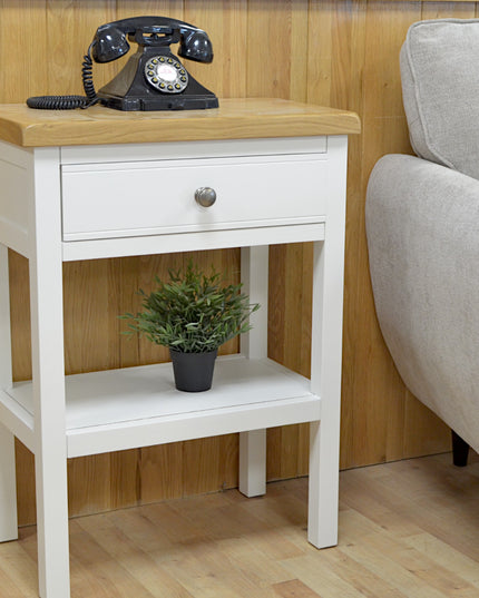 GROFurniture Snow White 1 Drawer Medium Console Table