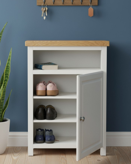 Snow White Cabinet, Hallway Shoe Storage Furniture