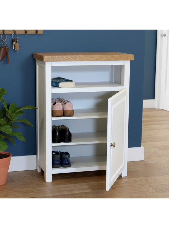 Snow White Cabinet, Hallway Shoe Storage Furniture