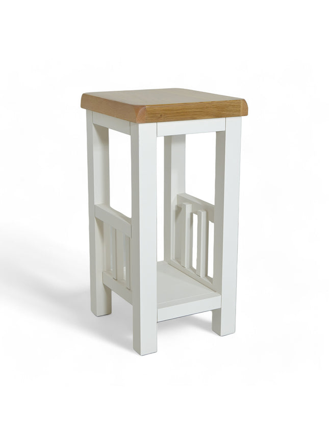 GROFurniture Snow White Magazine End Table