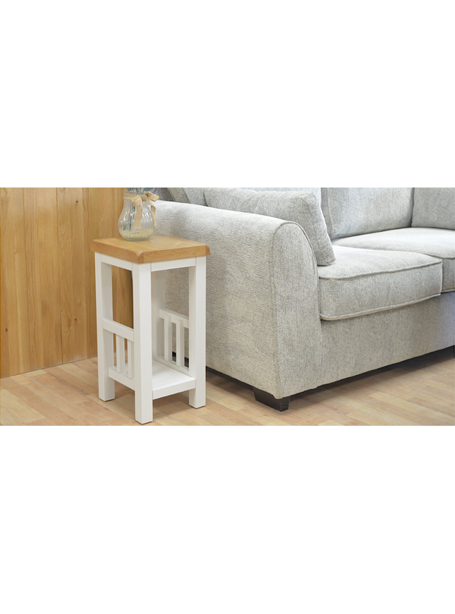 GROFurniture Snow White Magazine End Table