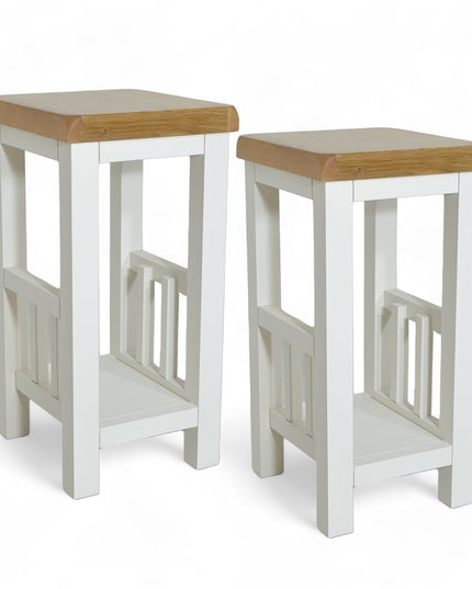 GROFurniture Snow White Magazine End Table