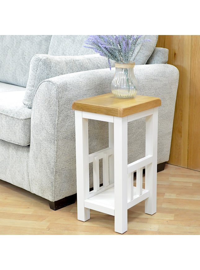 GROFurniture Snow White Magazine End Table